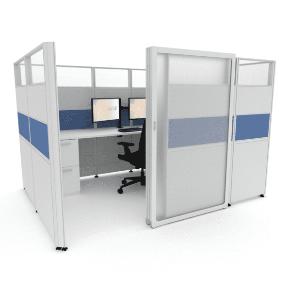 Cubicles with doors